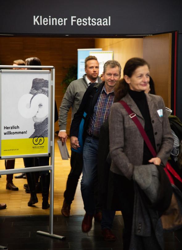 Impressionen Bertha von Suttner Tag Publikum am Bertha von Suttner Tag