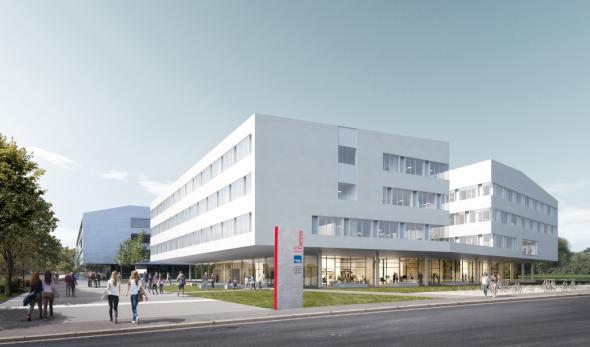 Visualisierung Zugang und Campuspromenade Visualisierung Zugang und Campuspromenade
